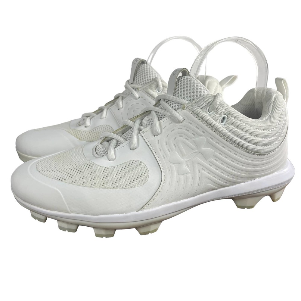 Under Armour Glyde Womens White Softball Cleats Style 3022075-100 Size 9